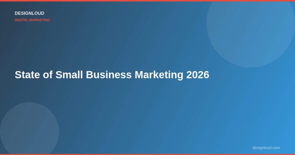State of Small Business Marketing 2026: Original Survey Data