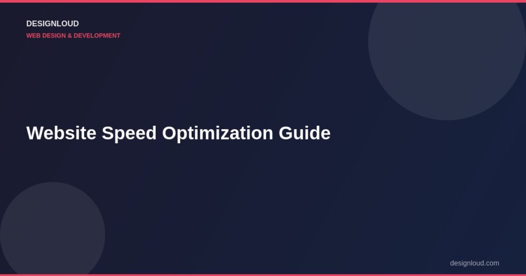 Website Speed Optimization: Why Your Slow Site Is Losing You Money